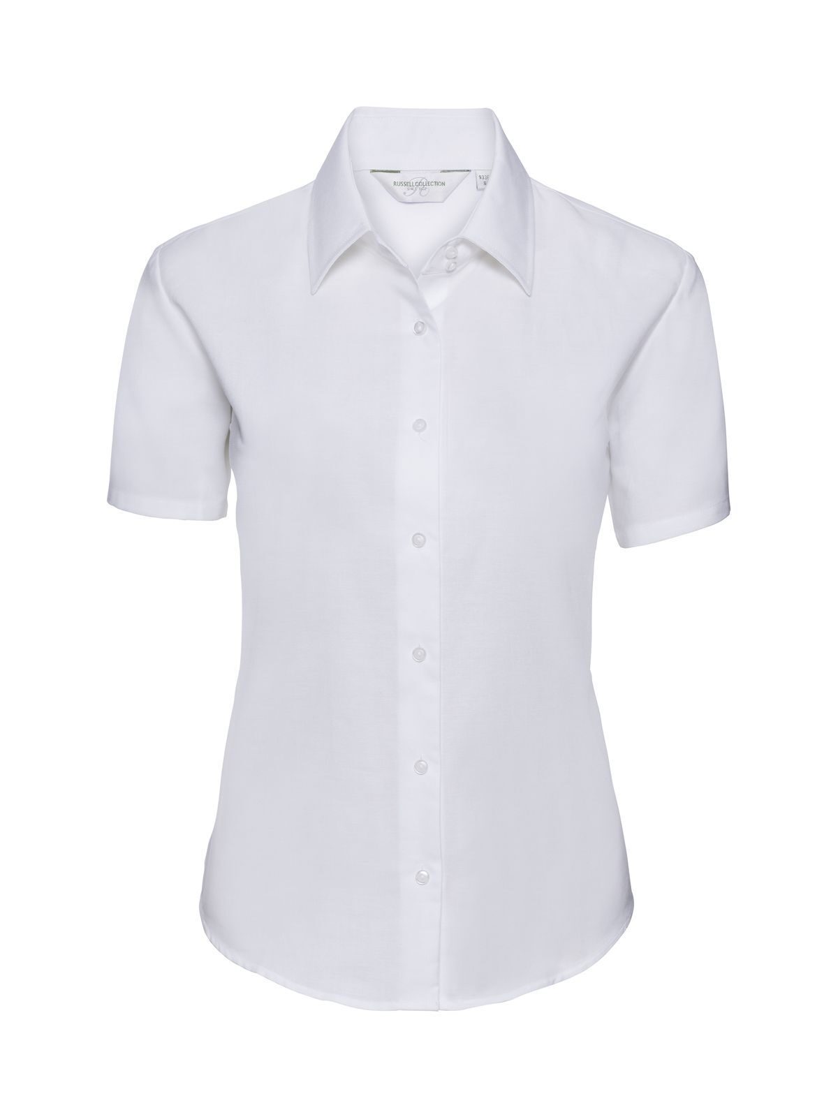 Chemise Oxford à manches courtes pour femme - 30 - Blanc