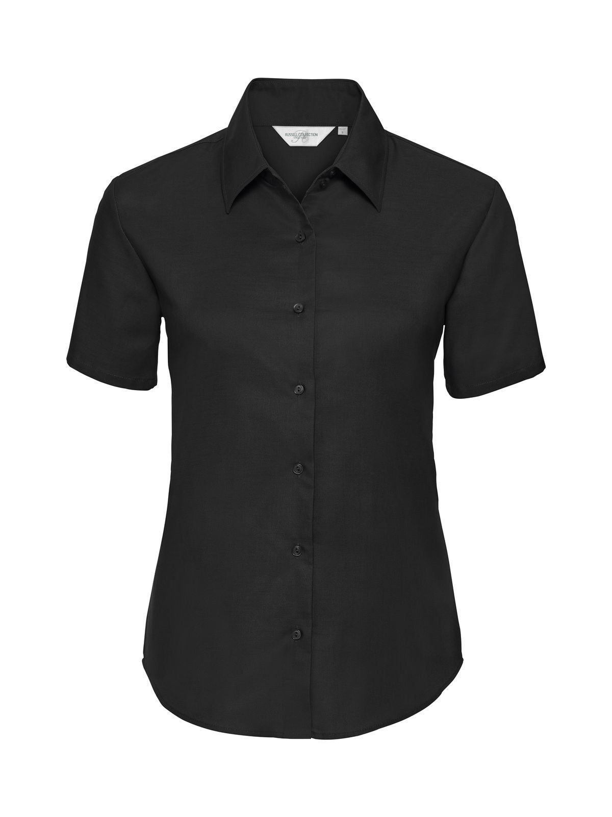 Chemise Oxford à manches courtes pour femme - 36 - Noir