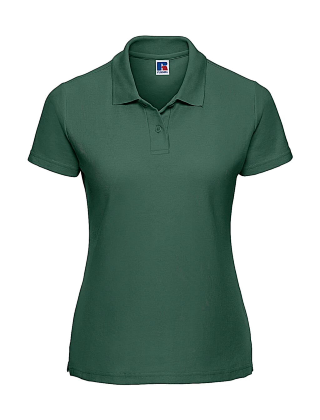 polo en tissu mélangé - 540 - Vert bouteille