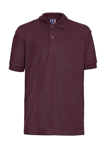 Extrem strapazierfähiges Kinderpoloshirt aus Baumwollmischgewebe  - 448 - Burgund