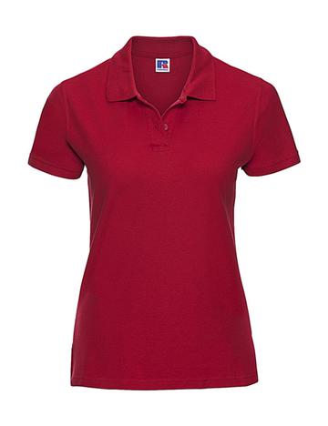 Polo en coton de qualité supérieure pour femmes - 401 - Rouge classique