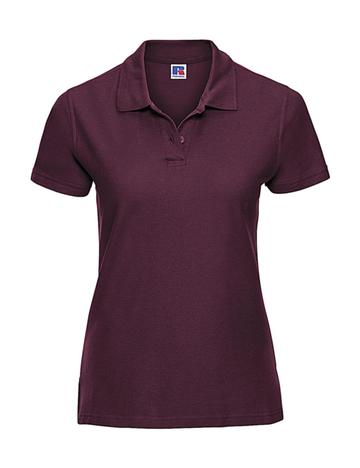 Polo en coton de qualité supérieure pour femmes - 448 - Bourgogne