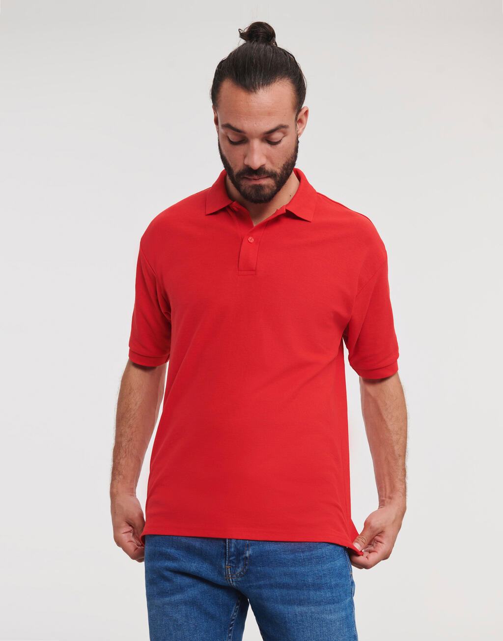 Klassisches Herren-Polohemd aus Baumwollmischgewebe