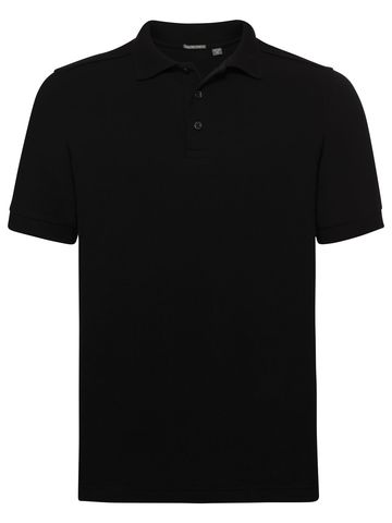 Polo stretch ajusté pour homme - 36 - Noir
