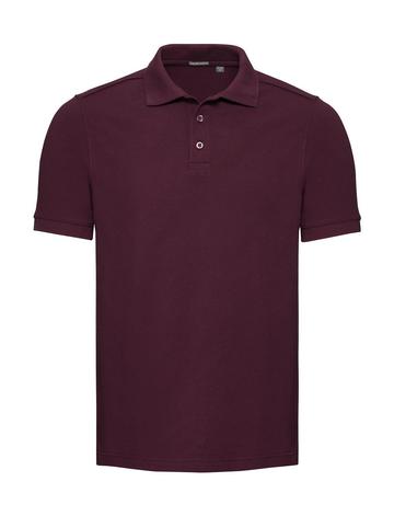 Polo stretch ajusté pour homme - BUR - Bourgogne