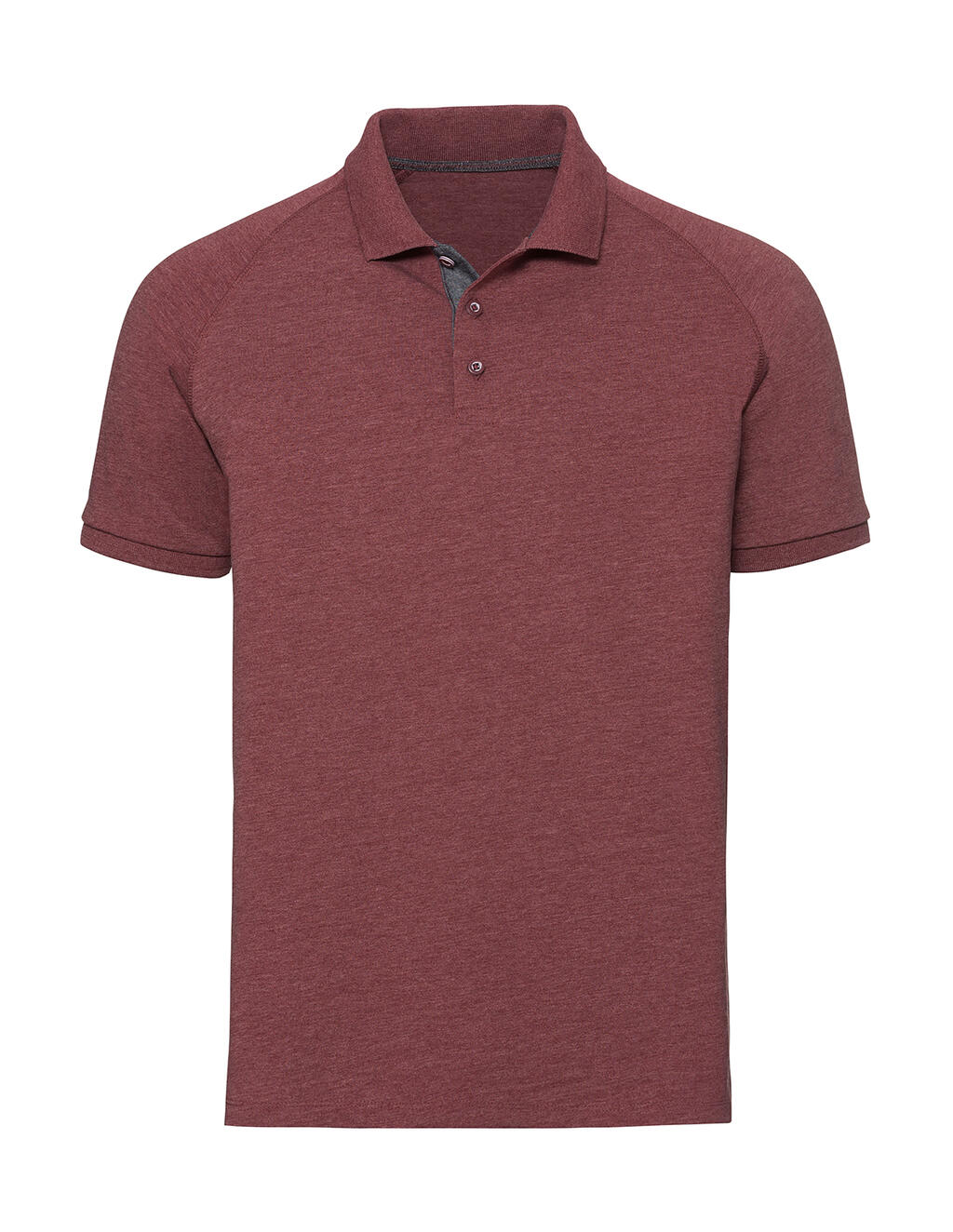 Polo raglan HD pour homme  - MM - Marron Marl