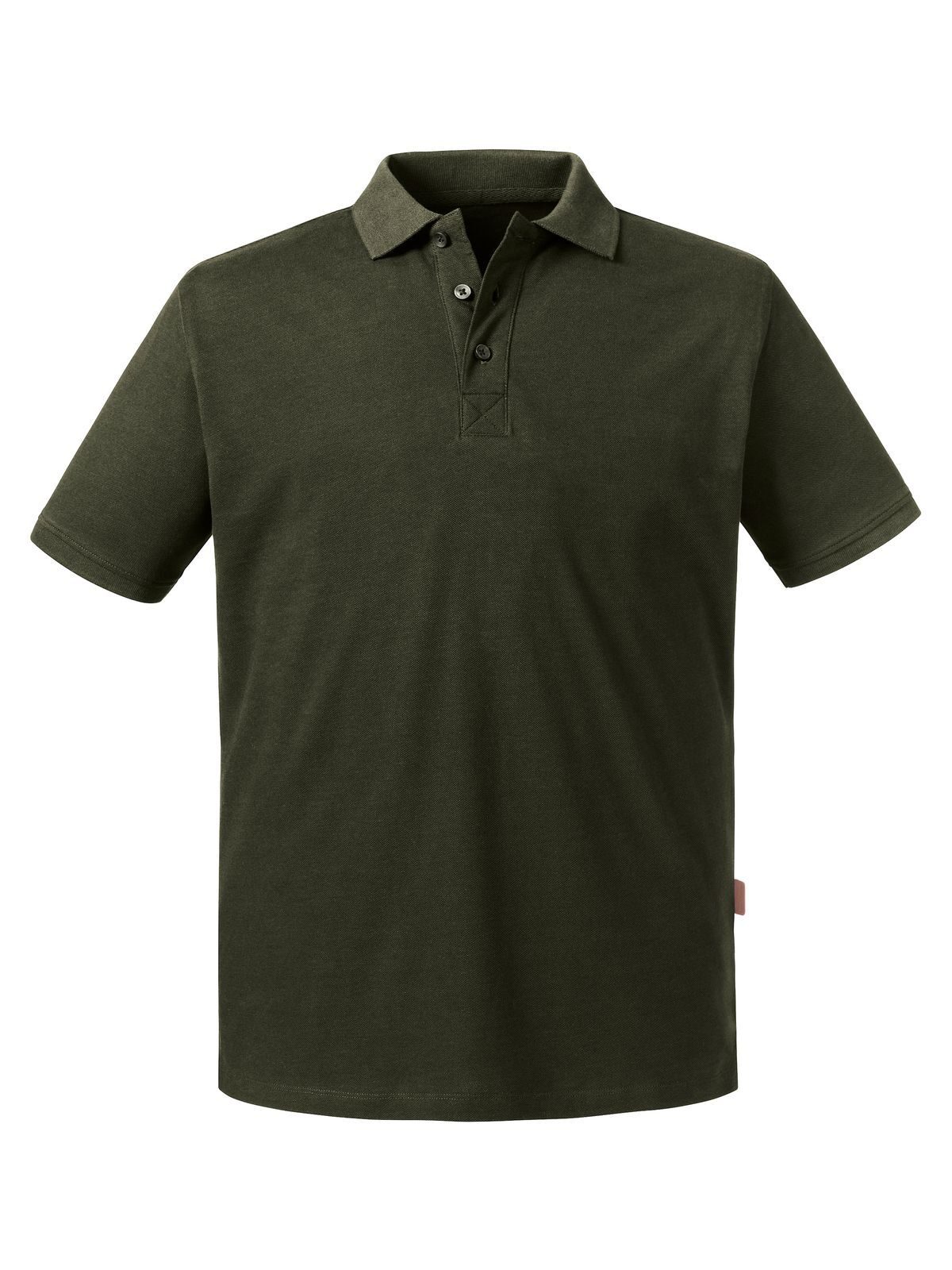 Polo homme 100% bio - DO - Olive foncé