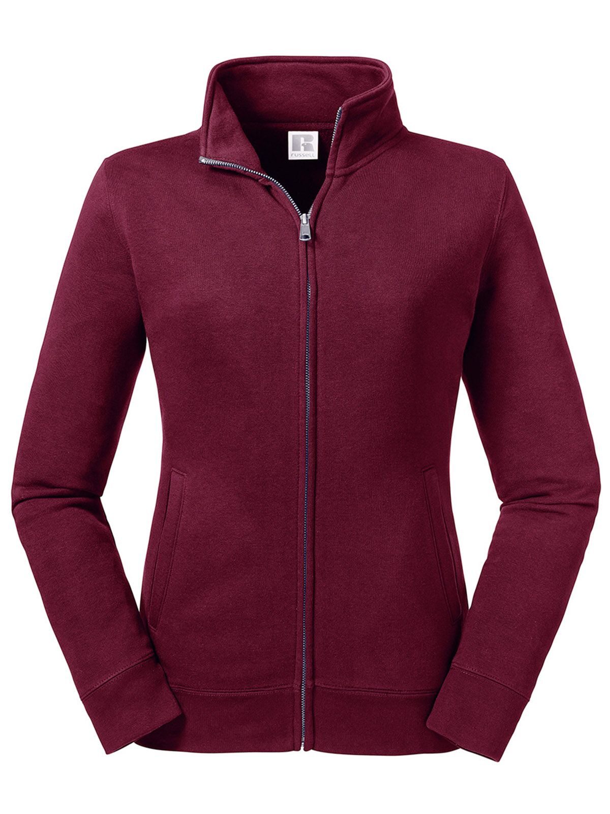 Authentische Damen-Sweatjacke - BUR - Burgund