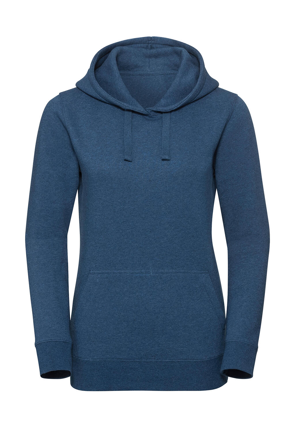 Authentisches Melange-Kapuzen-Sweatshirt für Damen - OM - Ozean-Mischung
