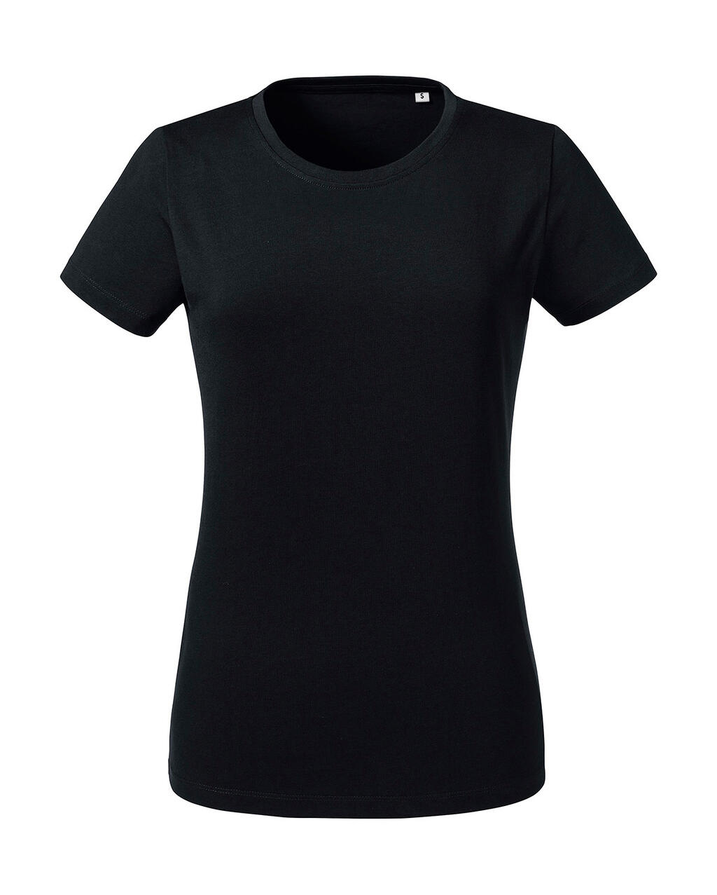 Schweres Damen-T-Shirt aus reiner Bio-Baumwolle - 101 - Schwarz