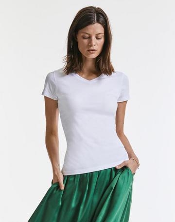 Pure Organic Damen-T-Shirt mit V-Ausschnitt
