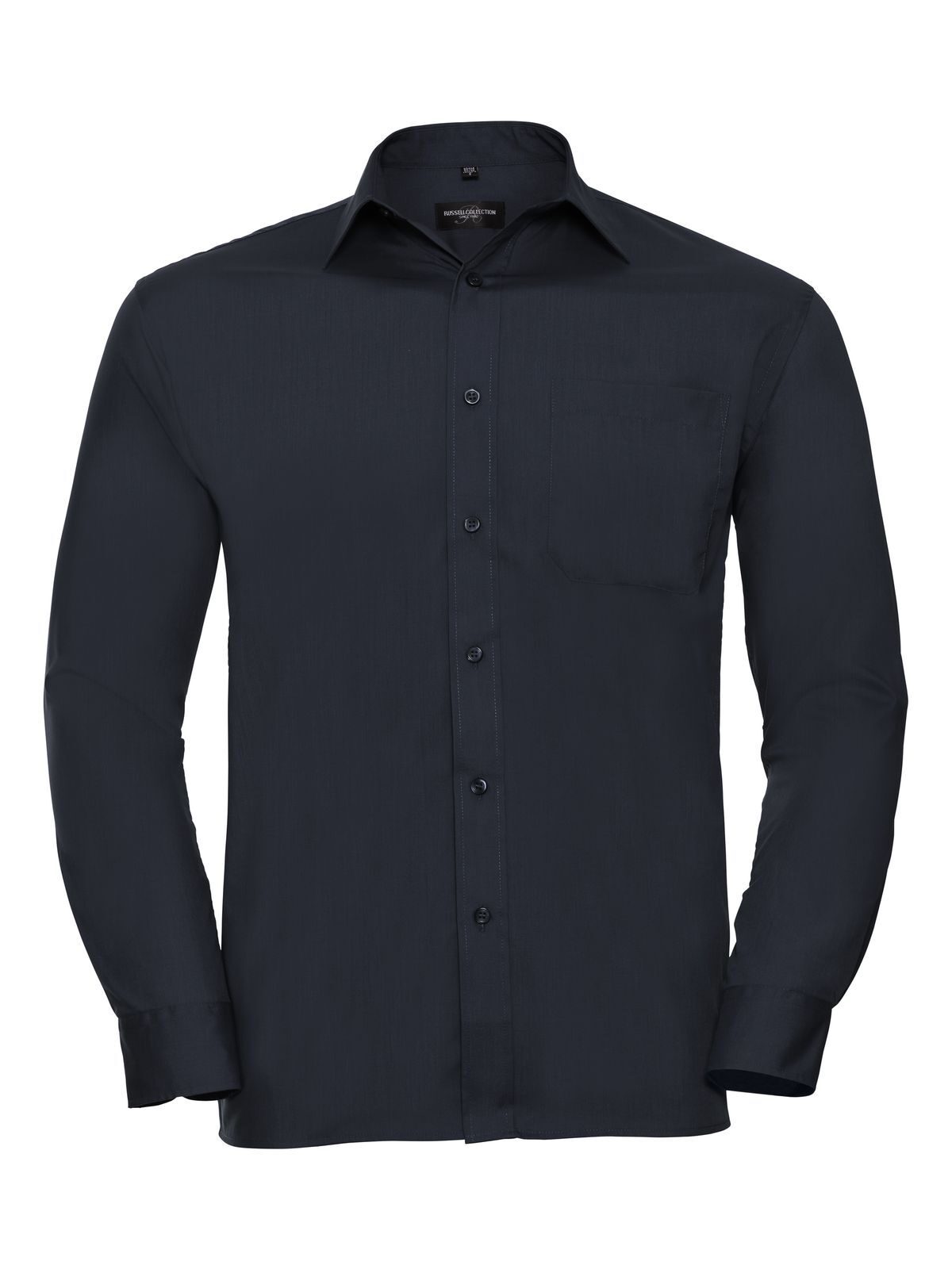 Chemise en popeline à manches longues pour homme - FN - Marine française