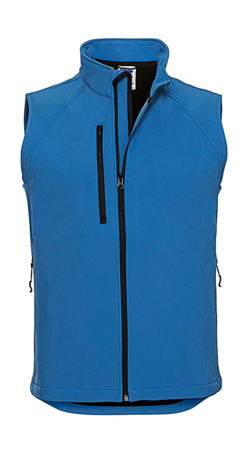 Gilet softshell pour homme - Azuré