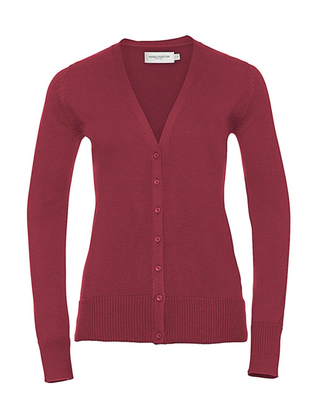 Gilet en maille à col V pour femme - MC - Marbré aux canneberges