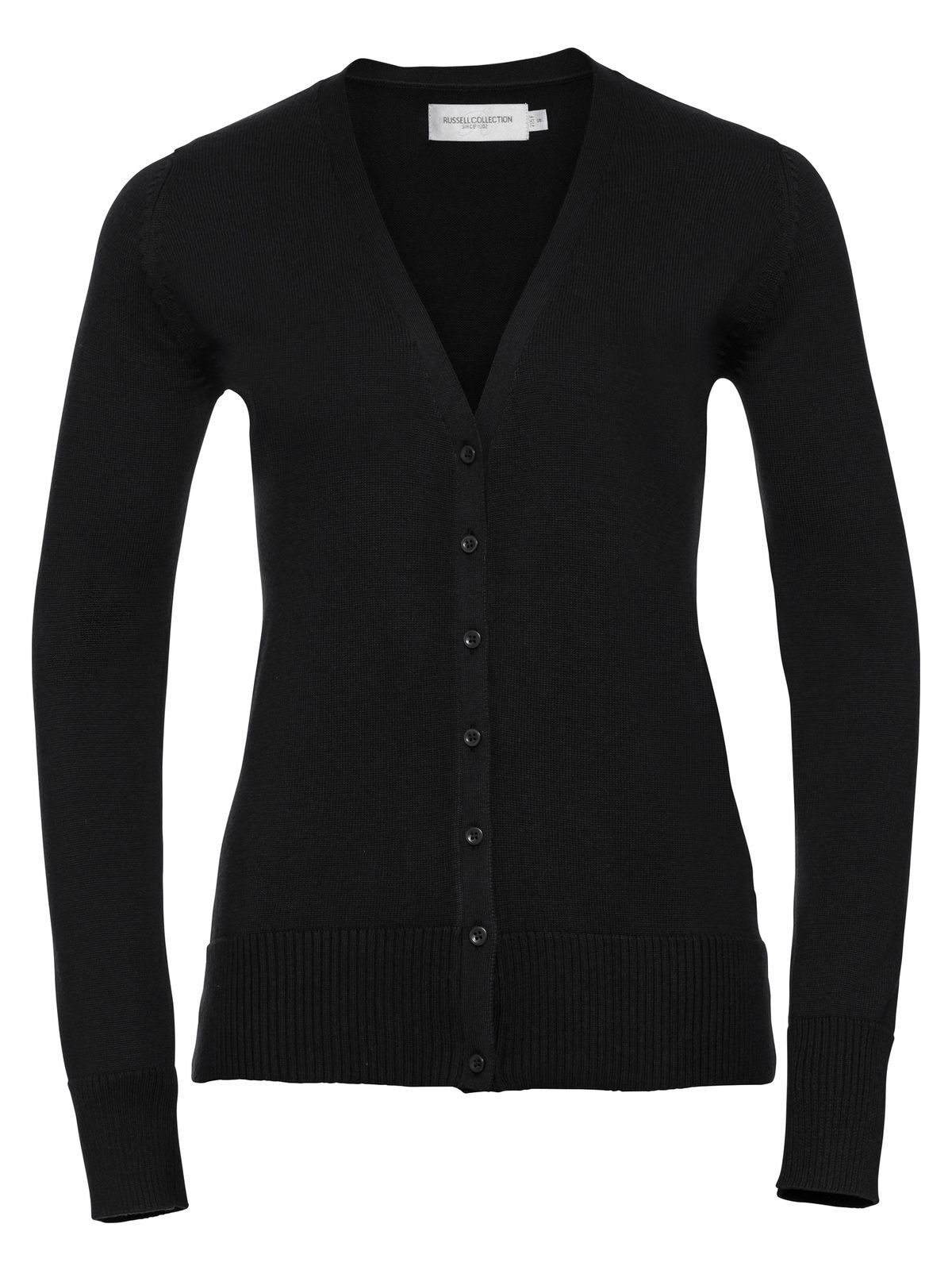 Gilet en maille à col V pour femme - 36 - Noir