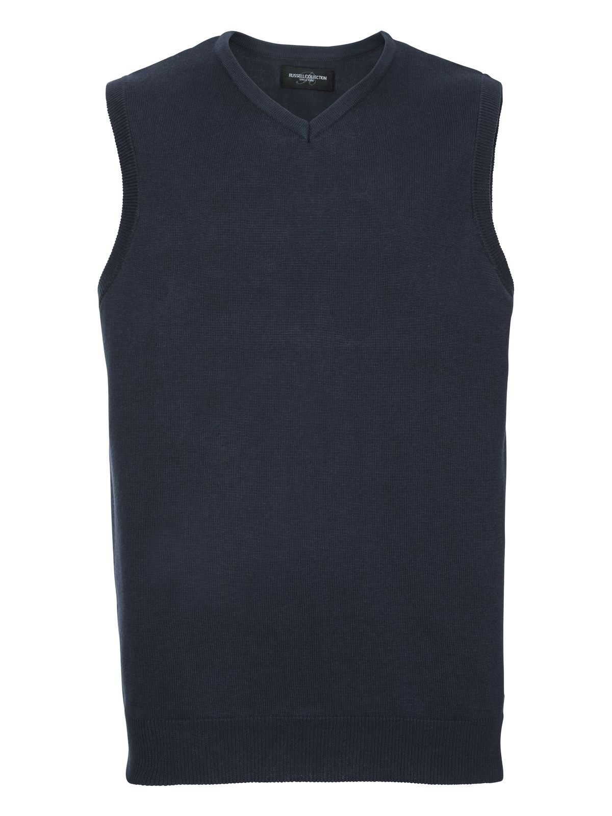 Pull sans manches en maille à col en V pour adultes - FN - Marine française