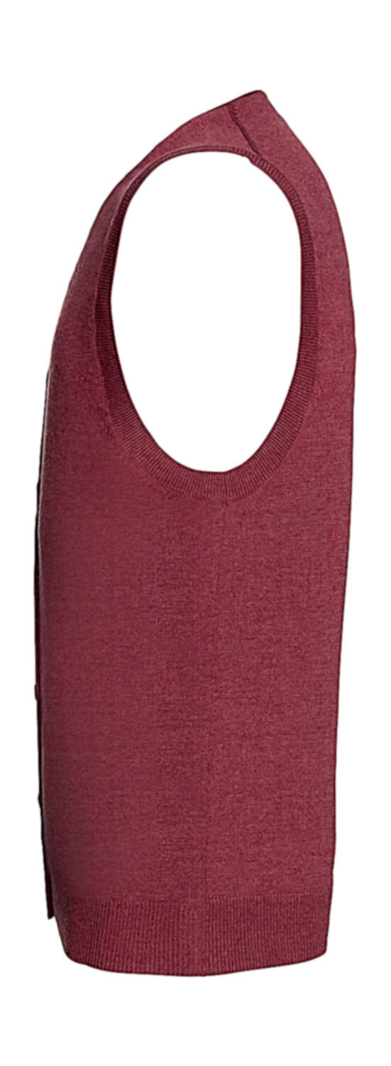 Gilet sans manches en maille à col en V pour homme