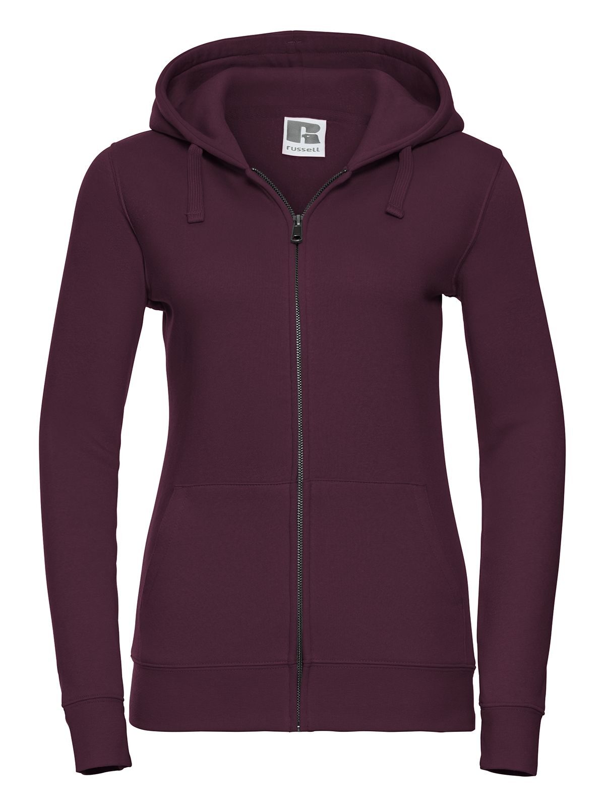 Ladies´ Authentic Zipped Hood Jacket - BUR - Burgundy