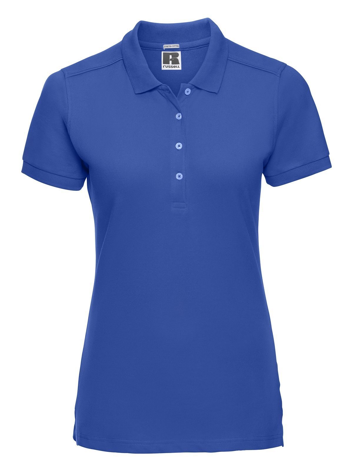 Damen-Stretch-Polohemd - ZU - Azurblau