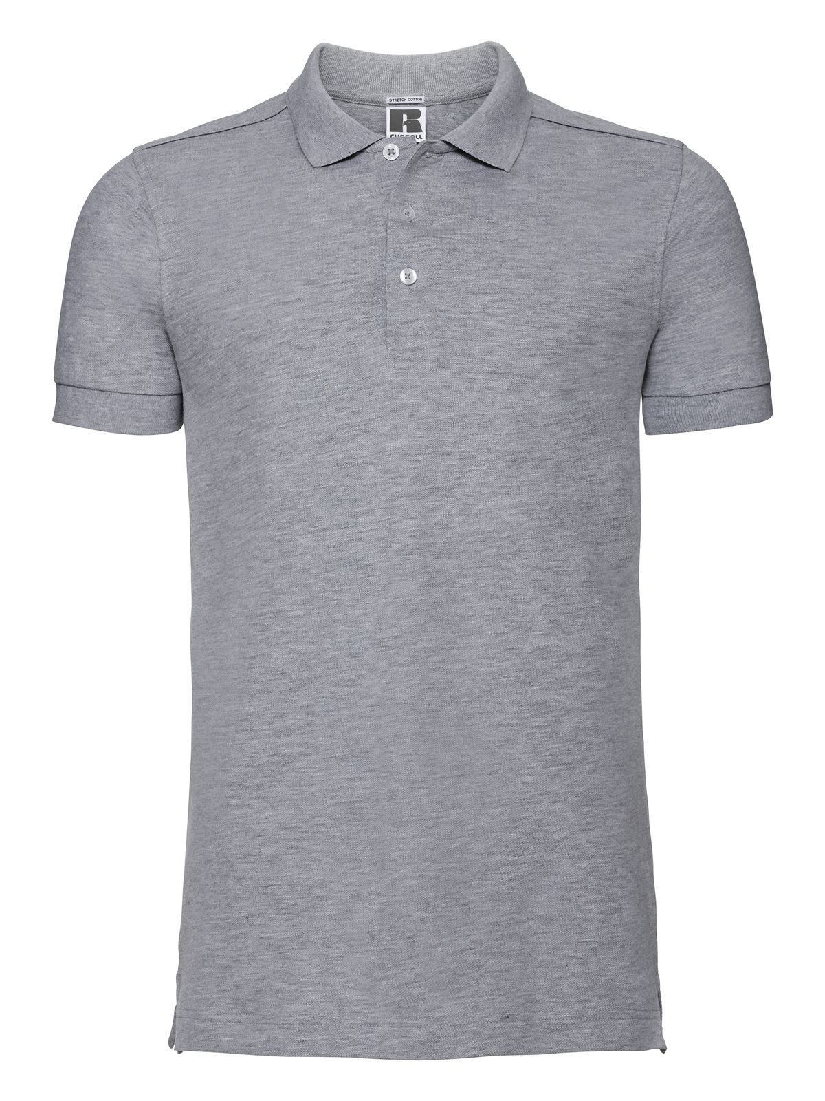 Herren-Stretch-Polohemd - LX - Helles Oxford