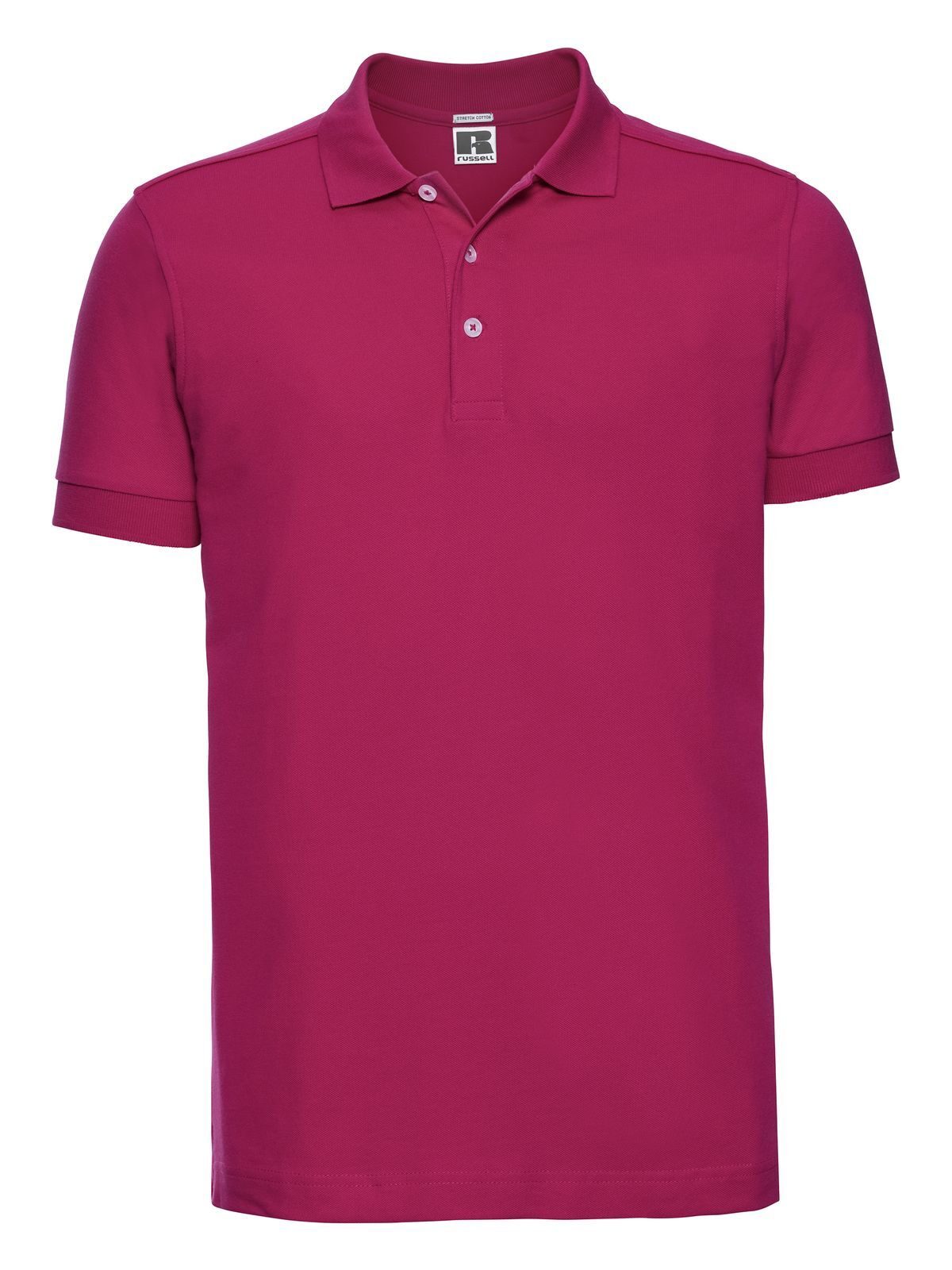 Herren-Stretch-Polohemd - 57 - Fuchsie