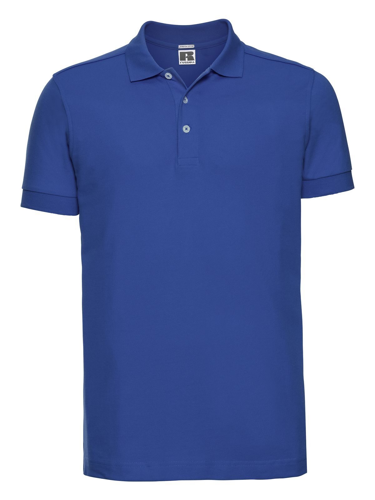 Herren-Stretch-Polohemd - ZU - Azurblau