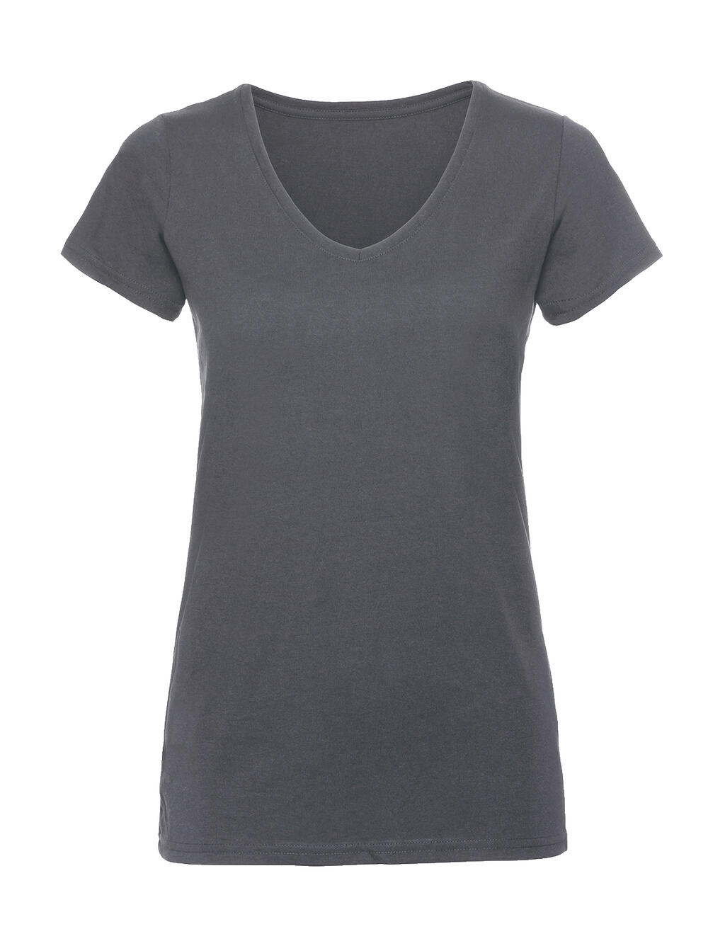 T-shirt donna HD scollo a V - CG - Convoy Grey