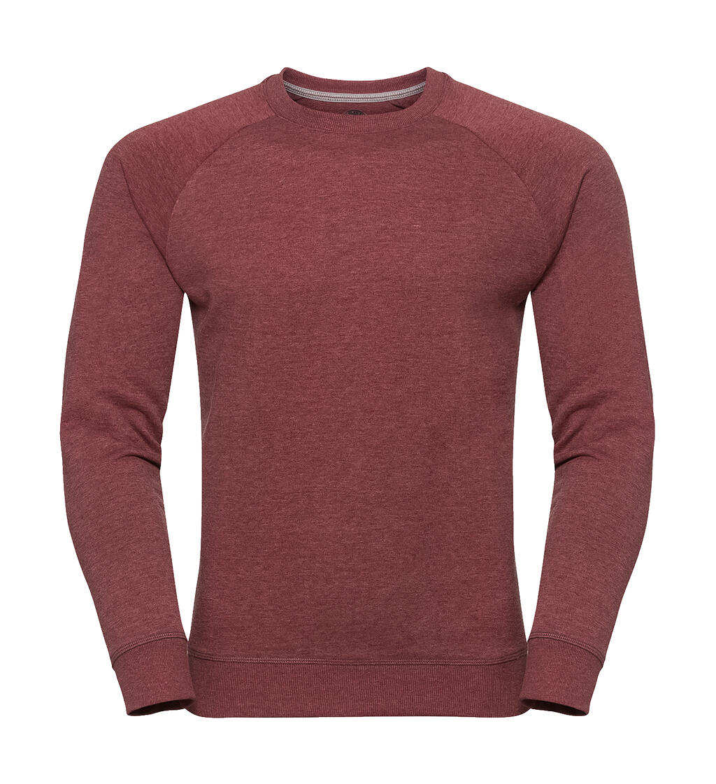 Felpa Uomo HD Raglan French Terry - MM - Maroon Marl