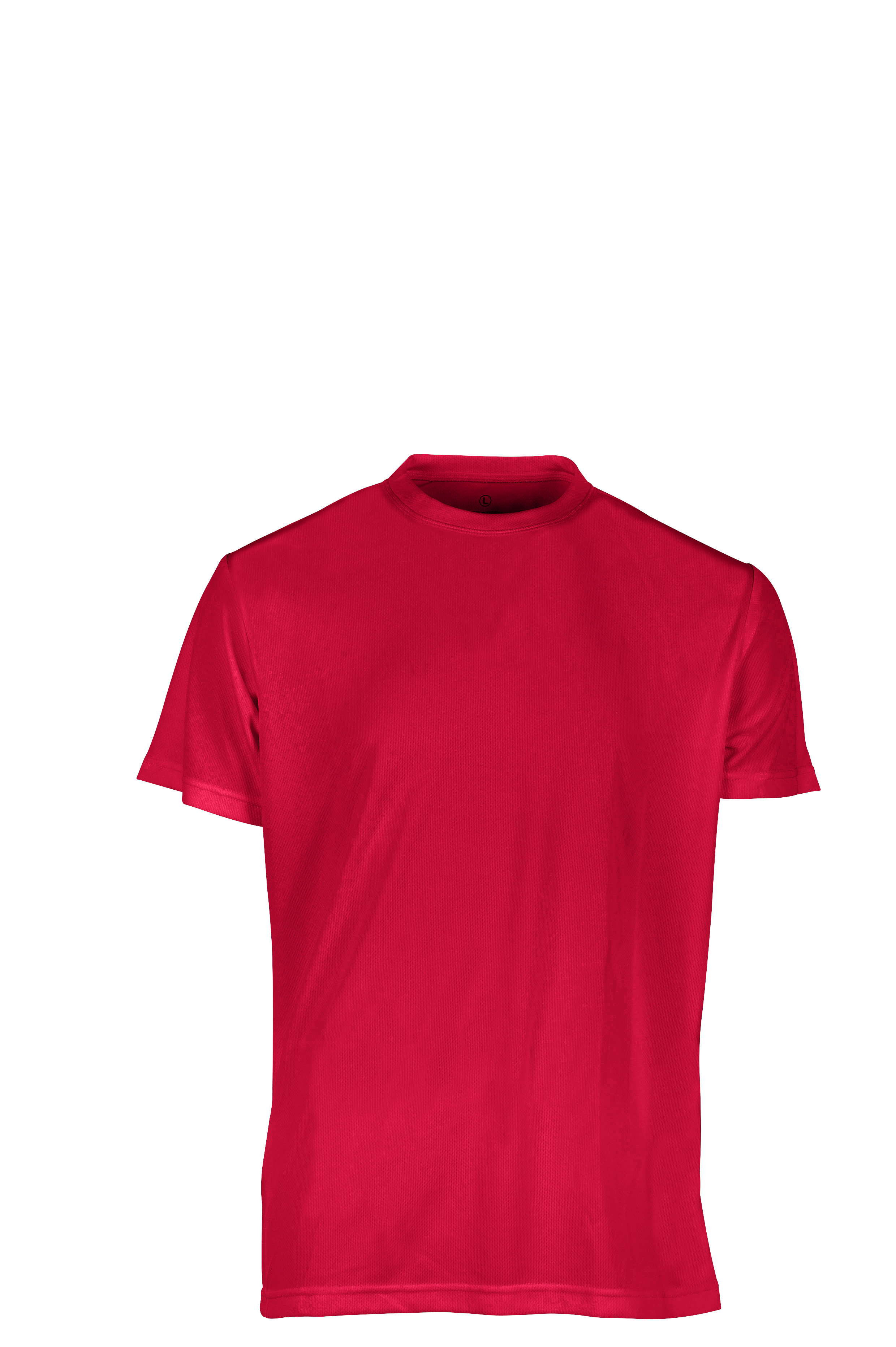 Sportshirt G/CM/C 100% Pol. 130 g/m² Aqua XXS - RD - RD – Hellrot