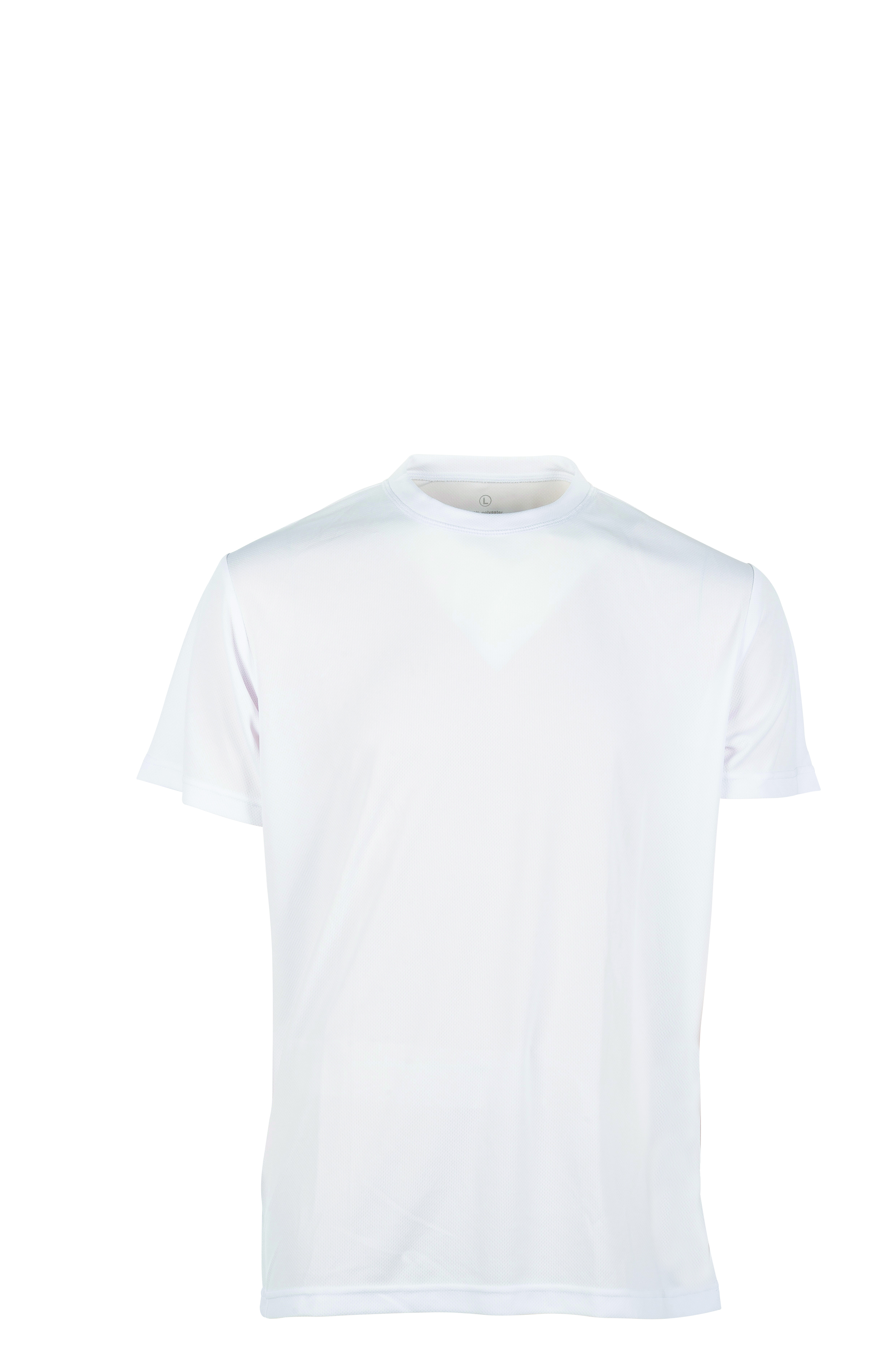 Sportshirt G/CM/C 100% Pol. 130 g/m² Aqua XXS - WH - WH – Weiß