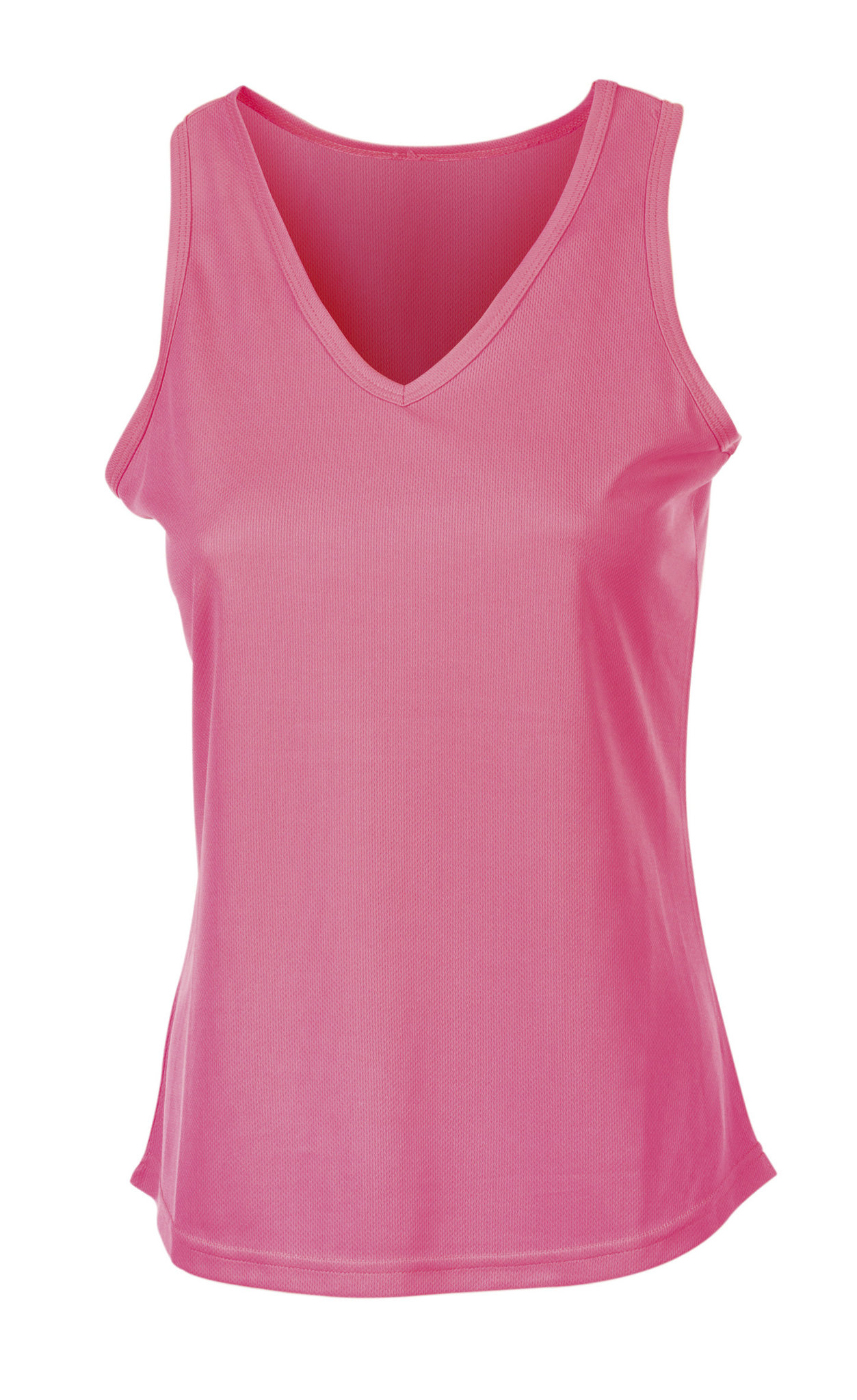 Firstop Canottiera Sport Donna Collo V - PK - Fluorescent Pink