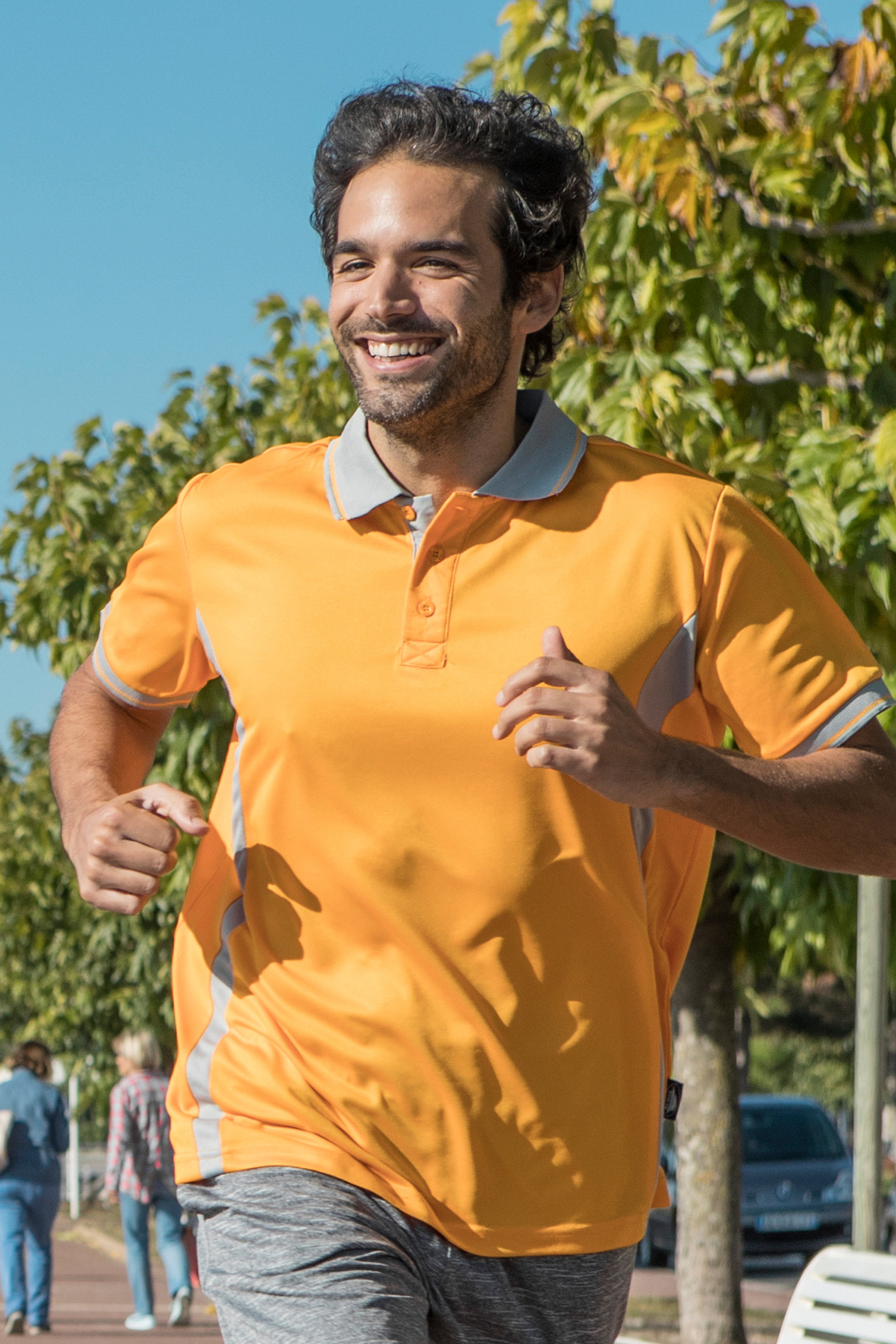Sport Polo Contrast Manica Corta