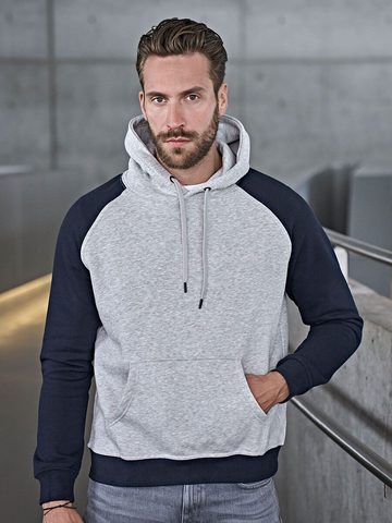 Zweifarbiger Kapuzenpullover