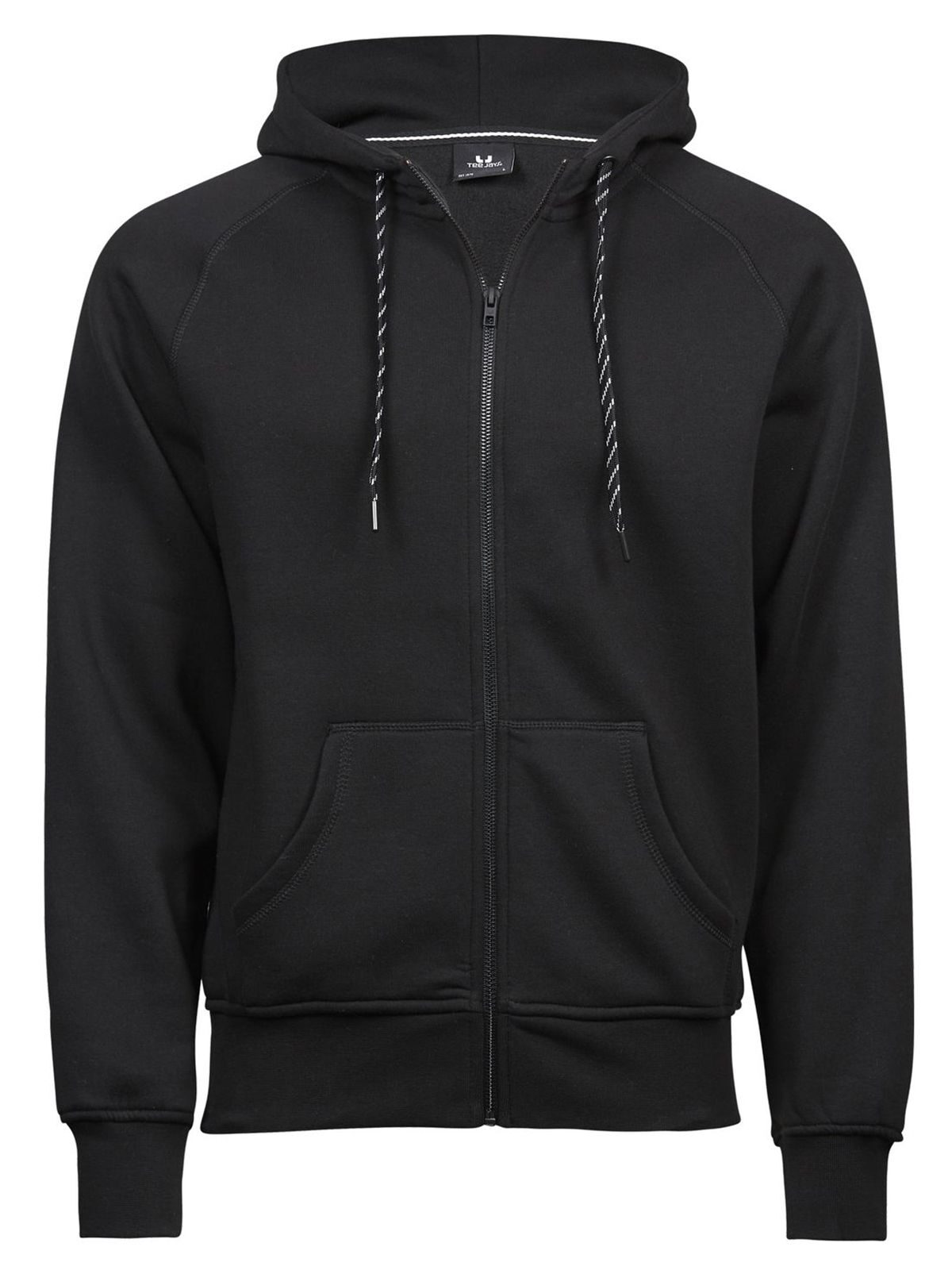 Men´s Fashion Full Zip Hood - BLK - Black