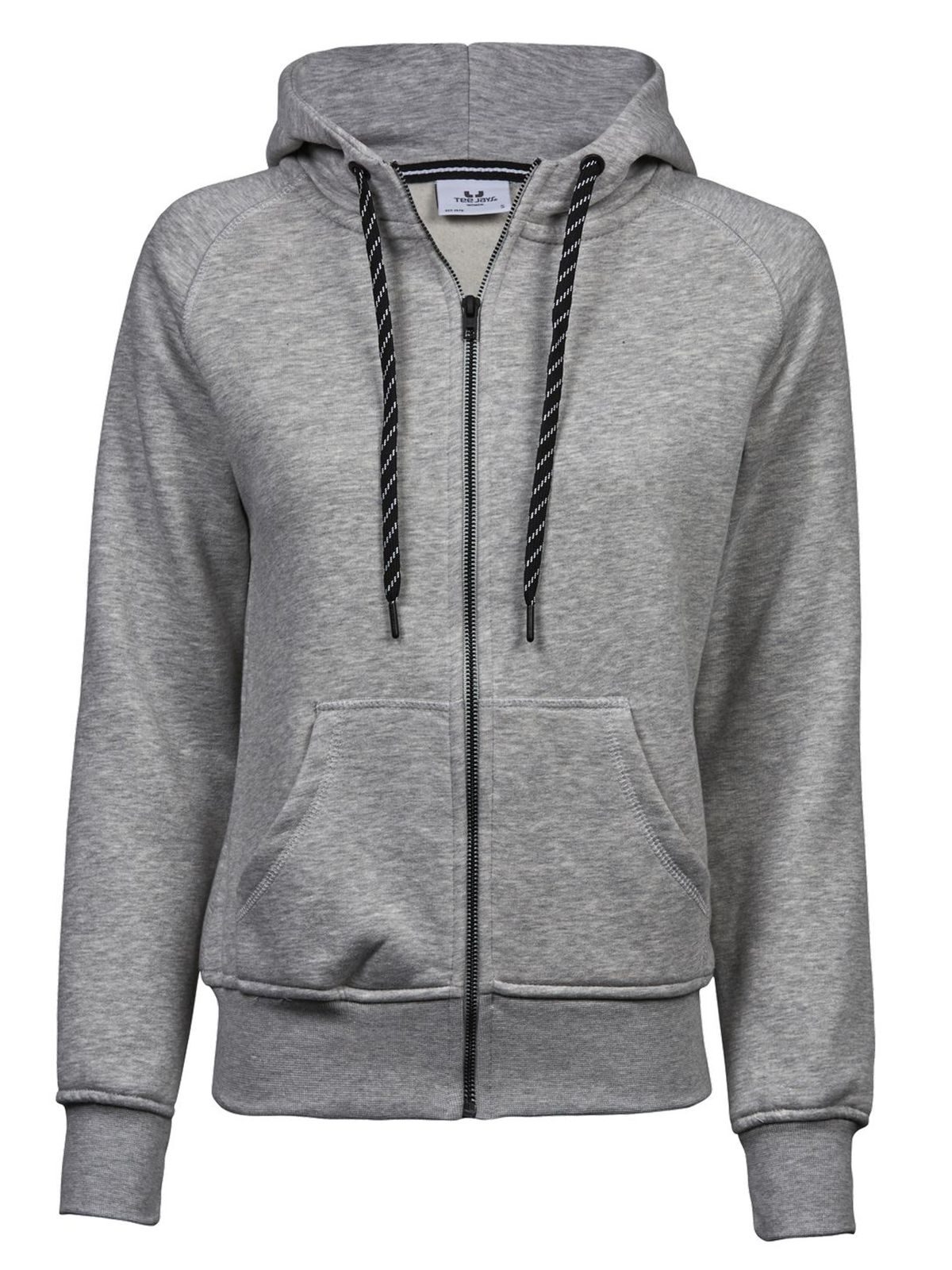 Capuche zippée intégrale pour femme - Gris chiné