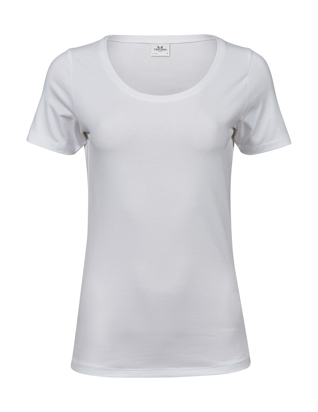 Stretch-T-Shirt für Damen - 000 - Weiß