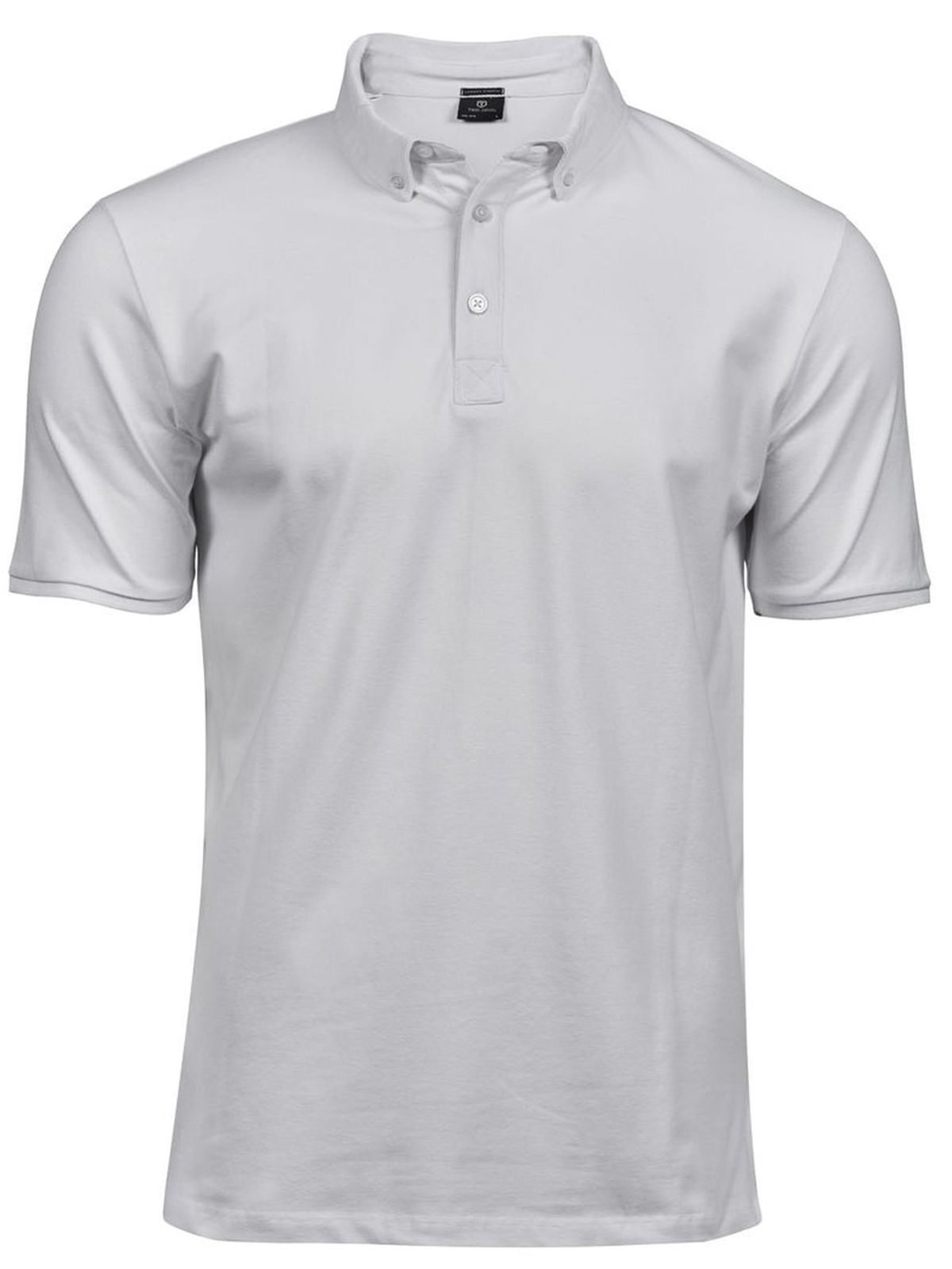 Modisches Luxus-Stretch-Polo - WHT - Weiß