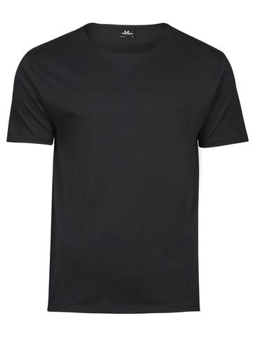 T-shirt à bords francs - BLK - Noir