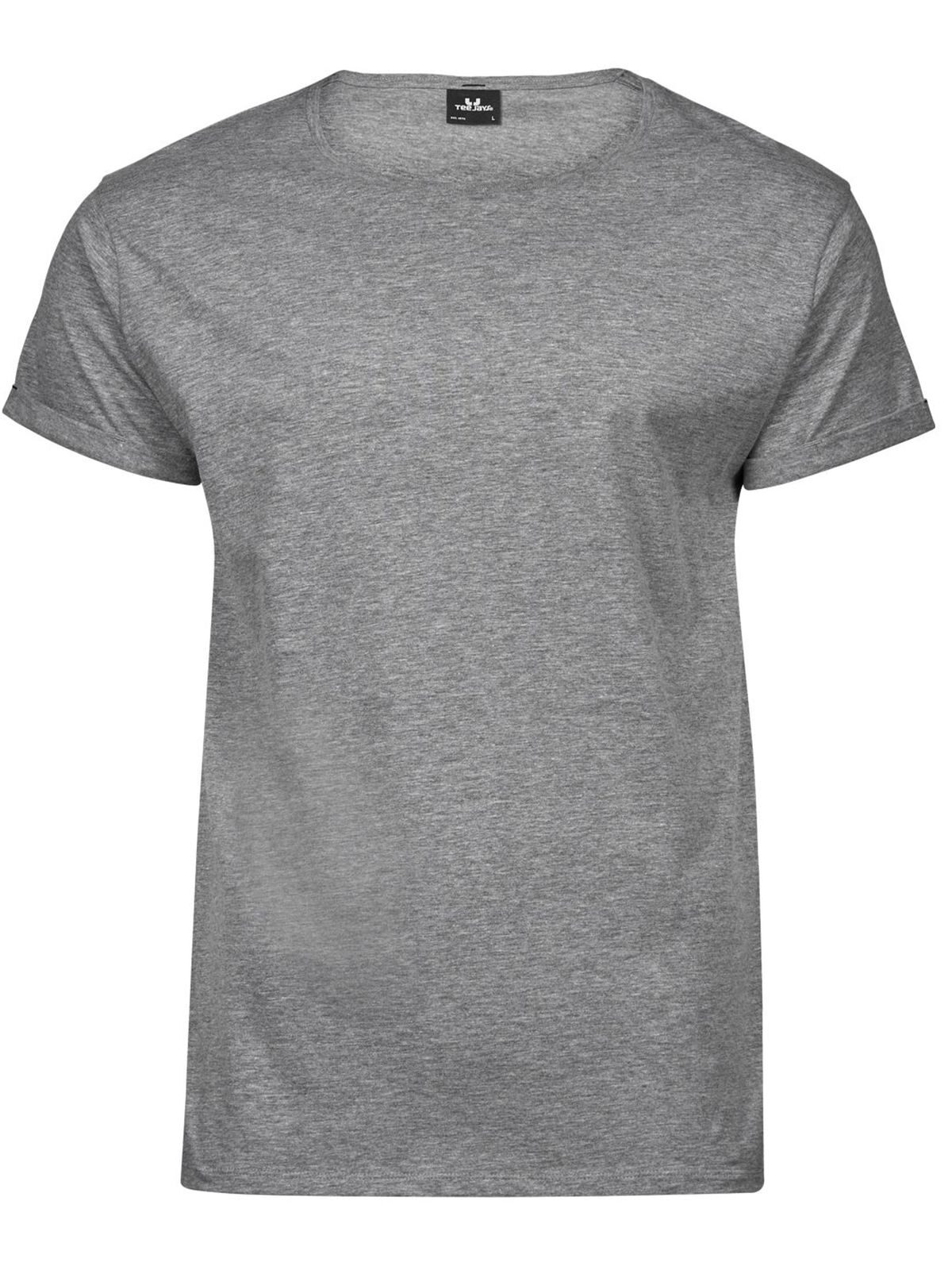 T-shirt enroulable - Gris chiné