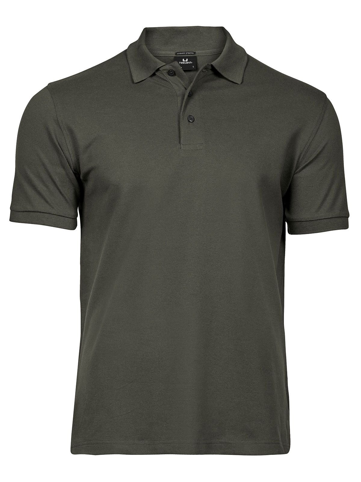 Polo stretch de luxe - Vert foncé