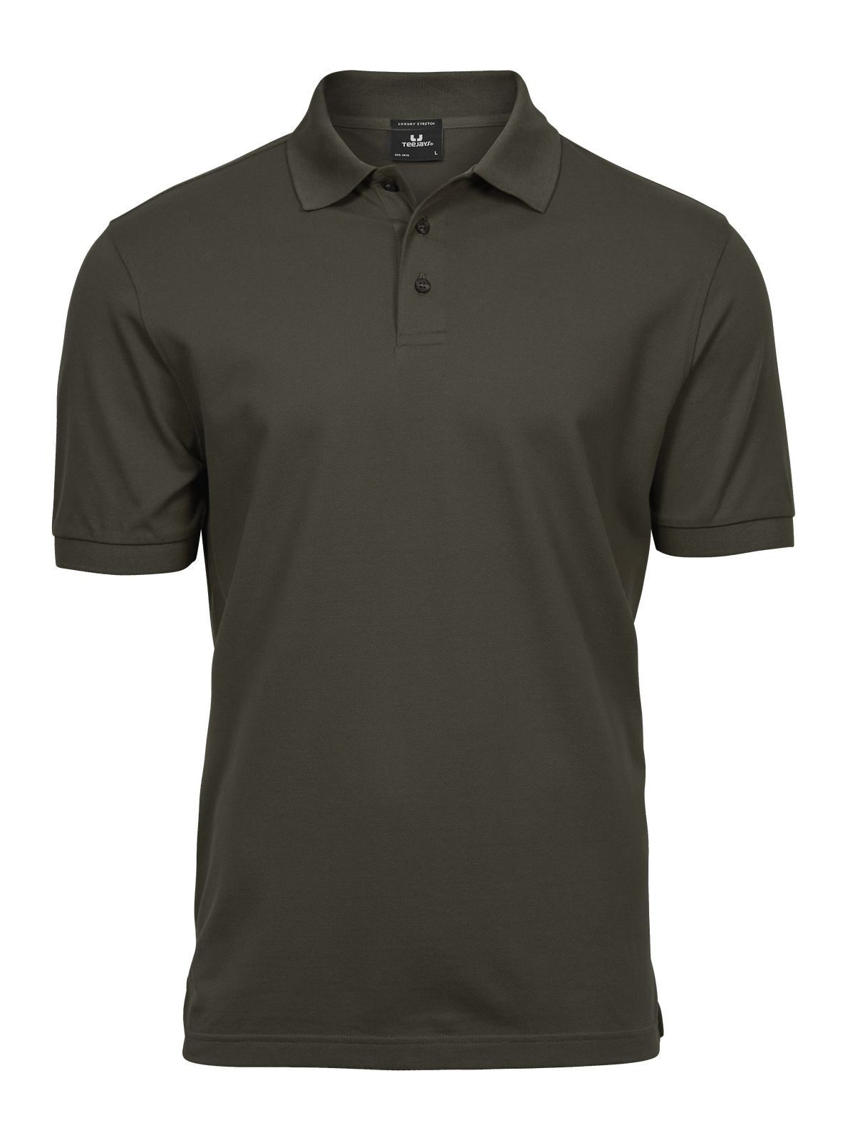 Polo stretch de luxe - Olive foncé