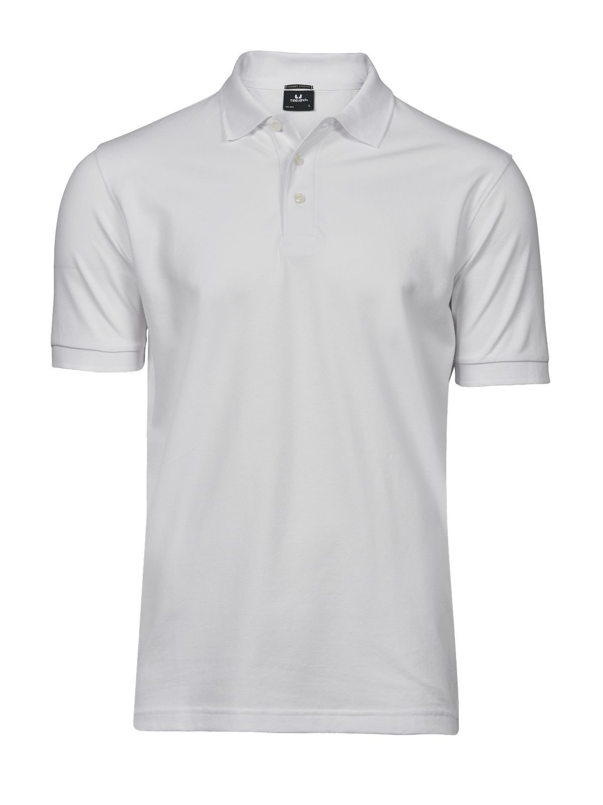 Polo stretch de luxe - WHT - Blanc