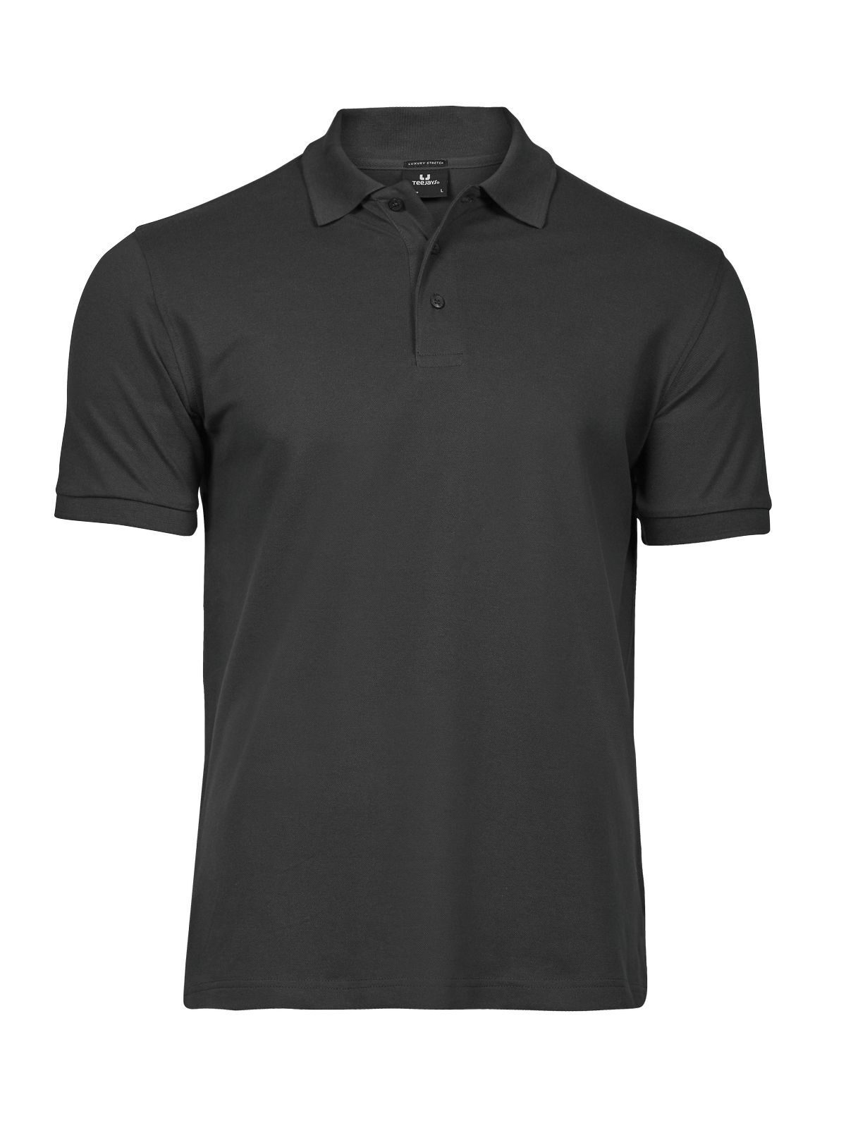 Polo stretch de luxe - Gris foncé