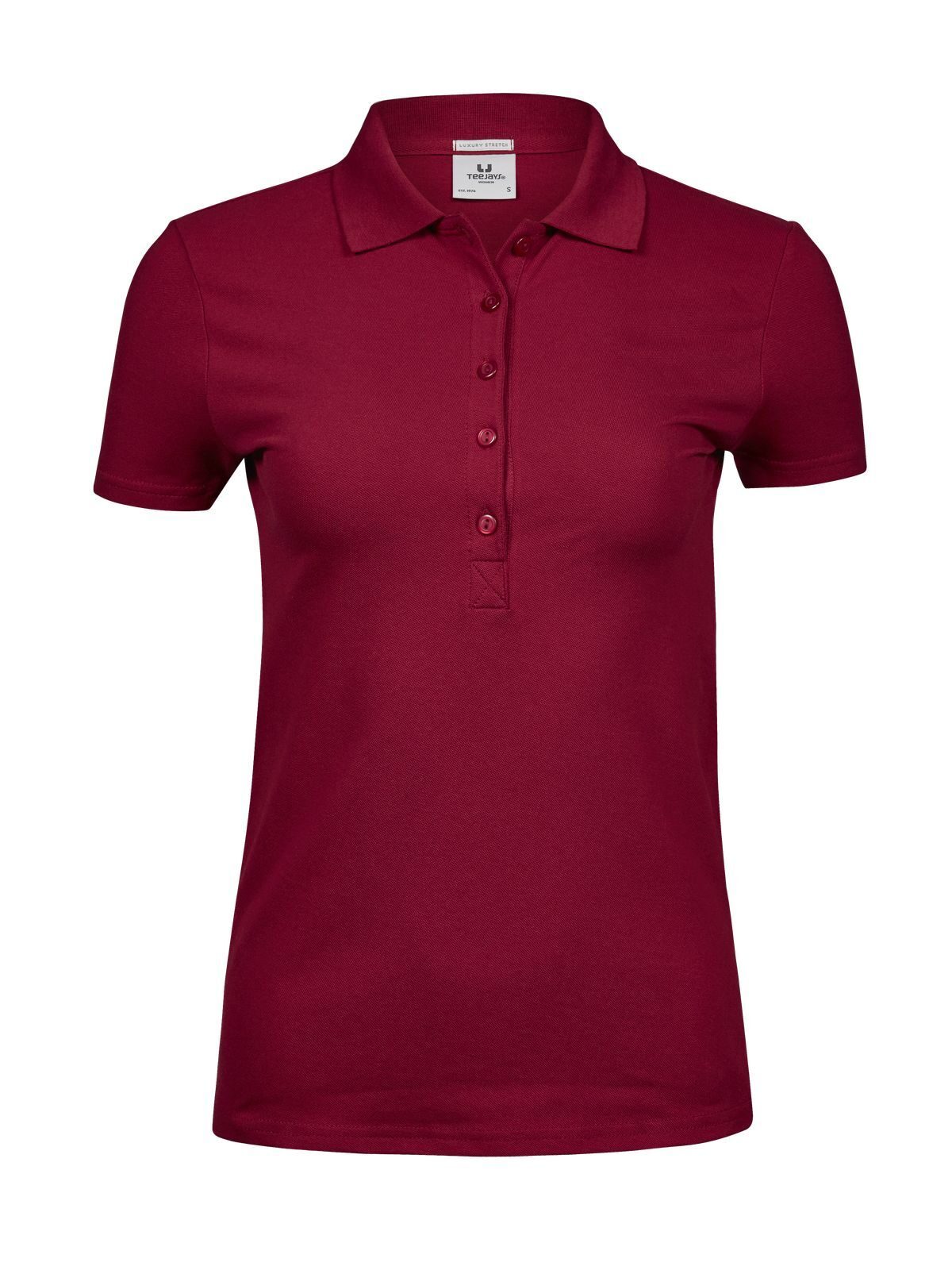 Women´s Luxury Stretch Polo - Deep Red
