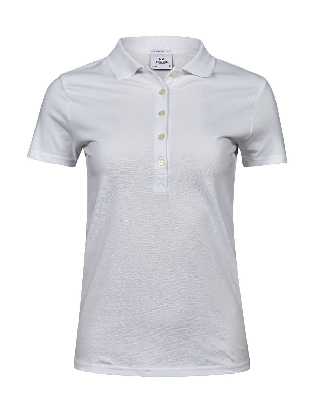 Women´s Luxury Stretch Polo - WHT - White