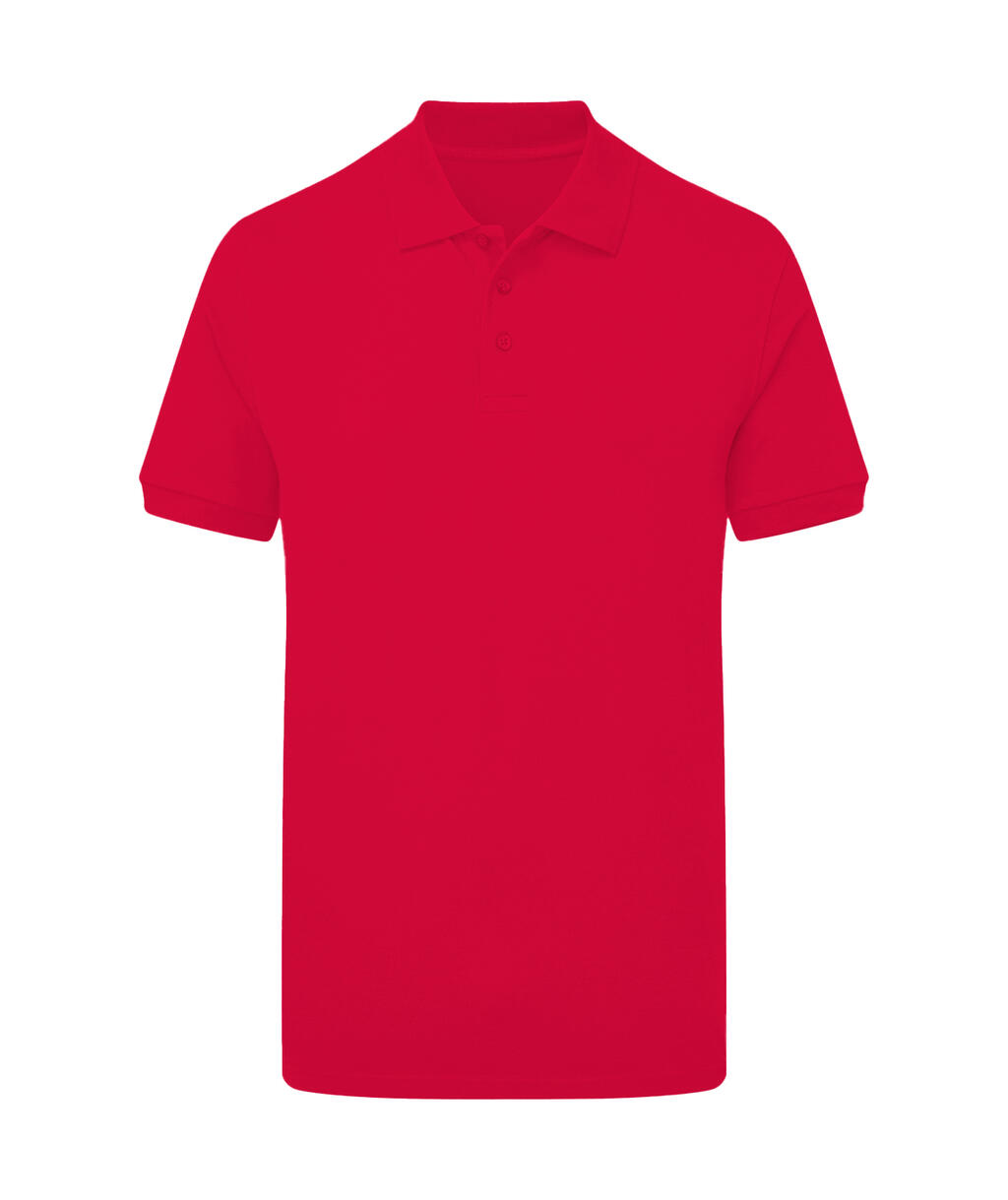 Stretch-Poloshirt für Herren ohne Markenetikett - 400 - Rot