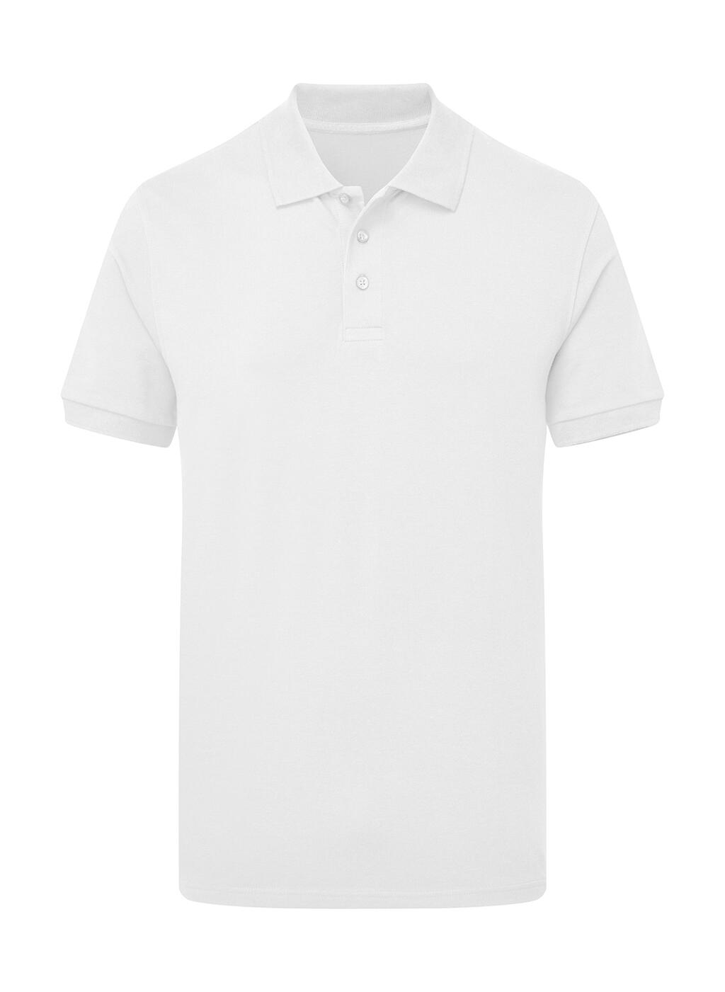 Stretch-Poloshirt für Herren ohne Markenetikett - 000 - Weiß