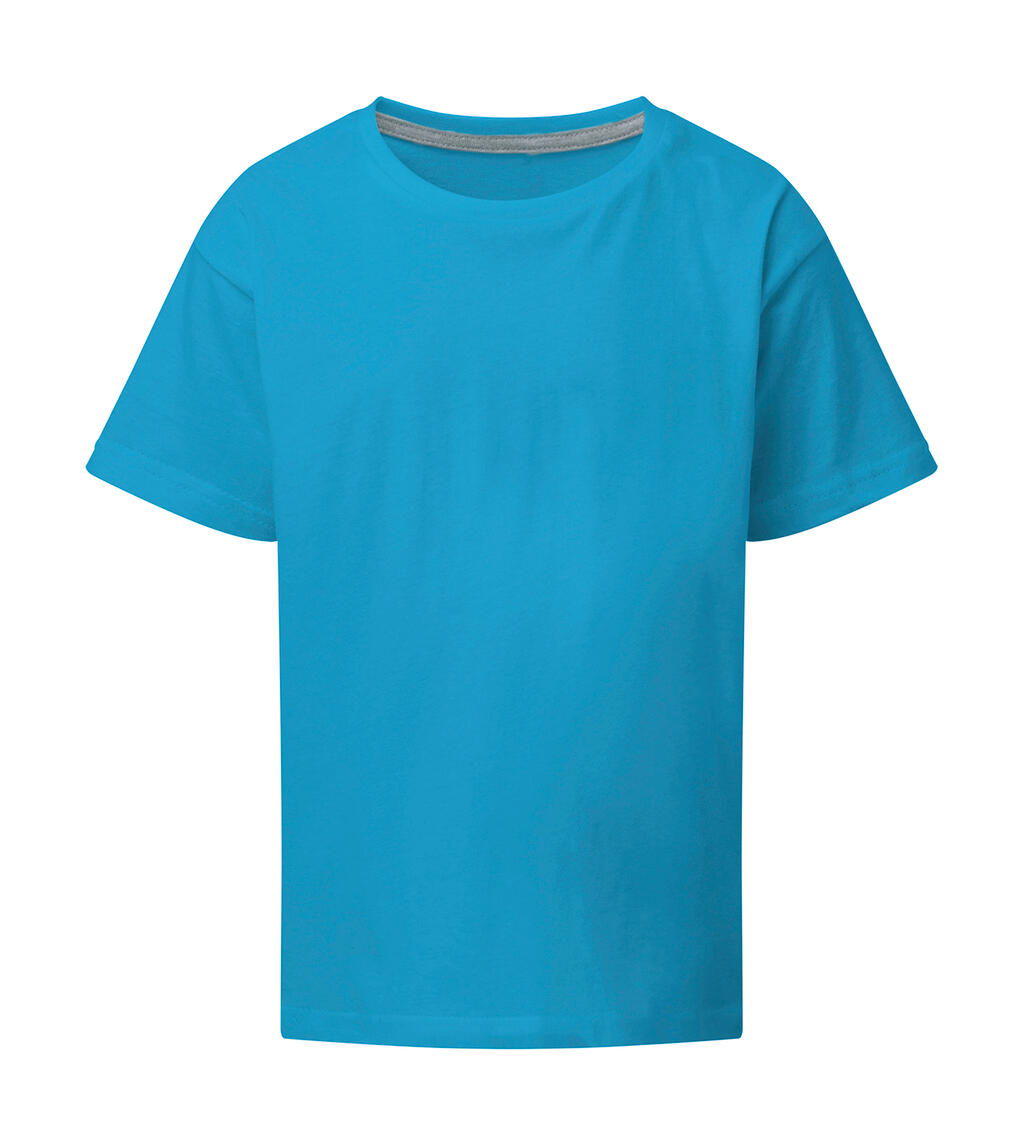 T-shirt enfant imprimé parfait sans étiquette - 536 - Turquoise