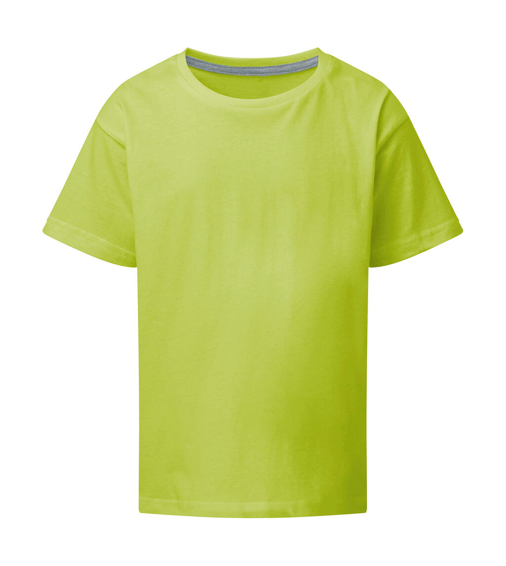 T-shirt enfant imprimé parfait sans étiquette - 521 - Citron vert
