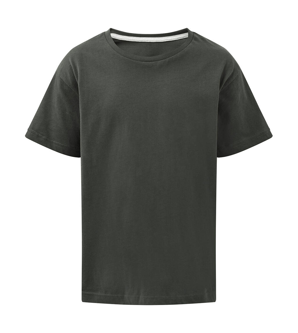 T-shirt enfant imprimé parfait sans étiquette - 130 - Gris foncé